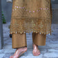 3 Piece Lawn Suit Chikankari  with Silk Chiffon Dupatta