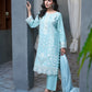 3 Piece Lawn Suit Embroidered with thread Work