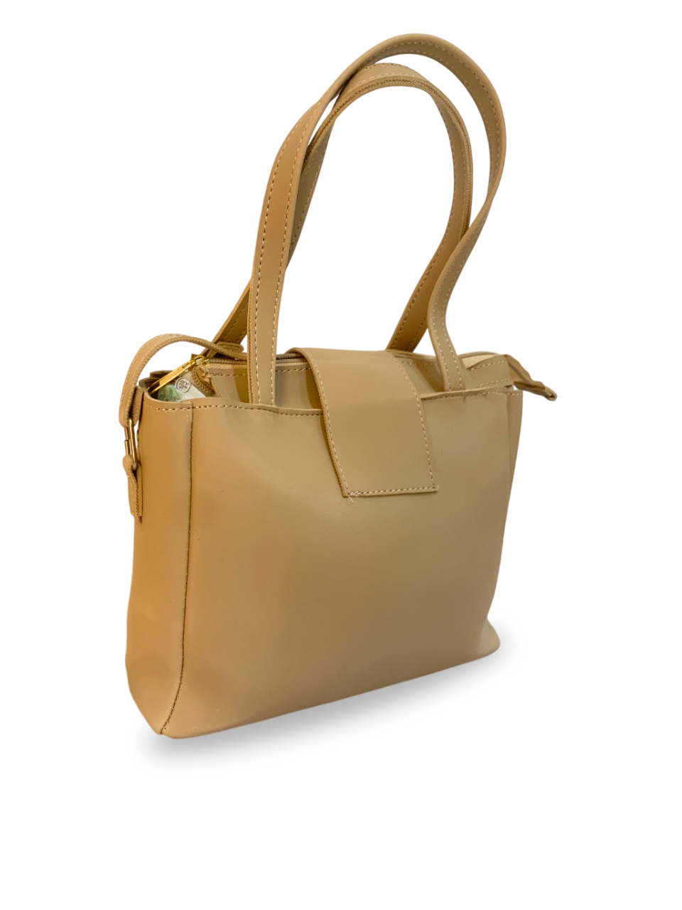 Beige Mini Satchel