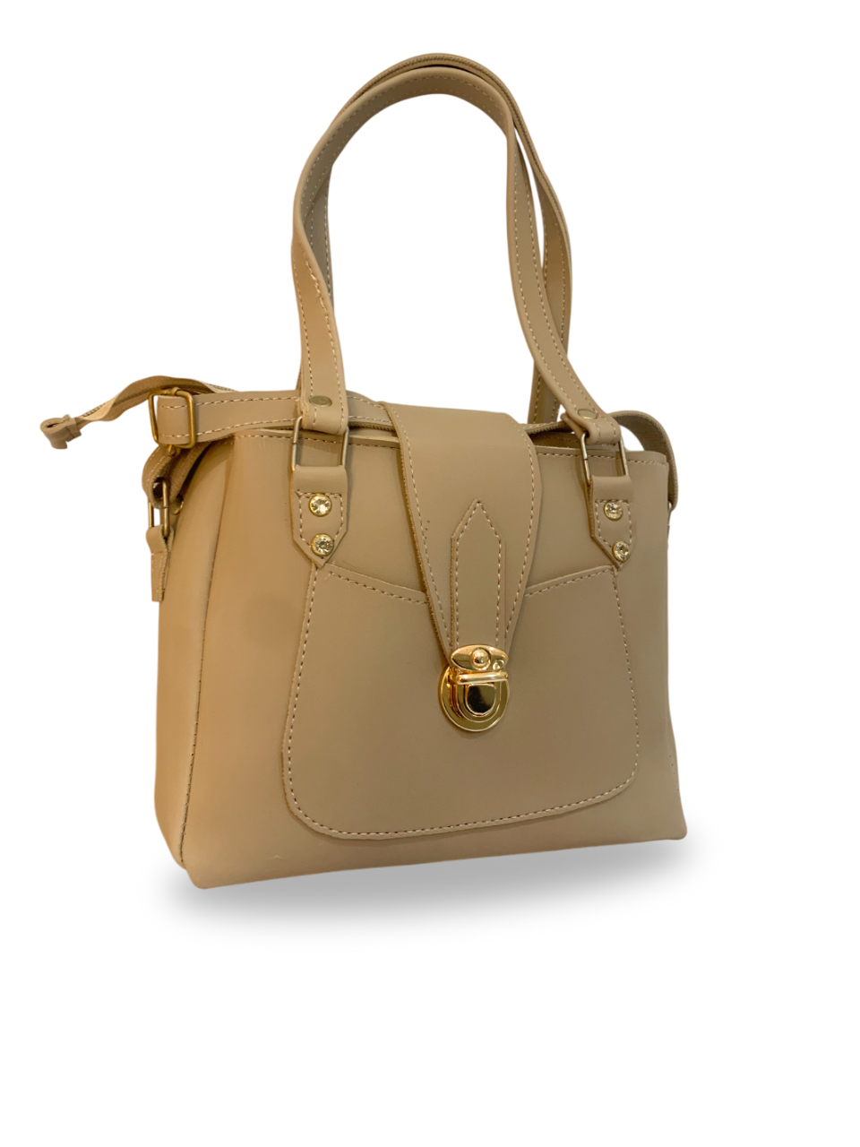 Beige Mini Satchel