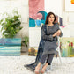 Anaya | Charcoal Grey 3-Piece Printed Lawn Suit with Lawn Dupatta - sitarastyle.com