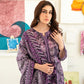 Anaya | Deep Purple Printed Lawn 3-Piece Suit with Embroidery - sitarastyle.com
