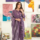 Anaya | Deep Purple Printed Lawn 3Pc Suit with Embroidery - sitarastyle.com
