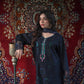 Black Chikankari Embroidered 3-Piece Lawn Suit with Silk Chiffon Dupatta - sitarastyle.com