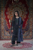 Black Chikankari Embroidered 3-Piece Lawn Suit with Silk Chiffon Dupatta - sitarastyle.com