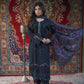 Black Chikankari Embroidered 3-Piece Lawn Suit with Silk Chiffon Dupatta - sitarastyle.com