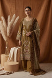 Chikankari Embroidered 3 - Piece Suit with Premium Chiffon Dupatta - sitarastyle.com