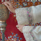 Cool Grey Embroidered 3-Piece Lawn Suit with Printed Silk Chiffon Dupatta - sitarastyle.com