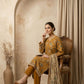 Earthy Brown Embroidered 3 - Piece Printed Lawn Suit - sitarastyle.com