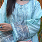 Ferozi Embroidered Chikankari Lawn Suit 3 Piece - sitarastyle.com