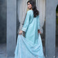 Light Blue Sequence & Thread Embroidered 3-Piece Lawn Suit - sitarastyle.com