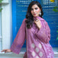 Light Purple Chikankari Embroidered 3-Piece Suit – Silk Chiffon Dupatta - sitarastyle.com