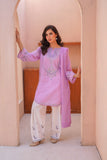Lilac Pink Thread Work Embroidered 3-Piece Lawn Suit – Gol Ghera Hem - sitarastyle.com