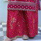 Maroon Printed Lawn Flapper Suit with Monar Dupatta - sitarastyle.com