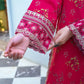 Maroon Printed Lawn Flapper Suit with Monar Dupatta - sitarastyle.com