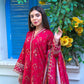 Maroon Printed Lawn Flapper Suit with Monar Dupatta - sitarastyle.com