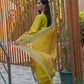 Olive Lime Embroidered Lawn Suit – 3 Piece - sitarastyle.com