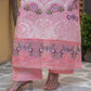 Peach Embroidered 3-Piece Suit with Printed Chiffon Dupatta - sitarastyle.com
