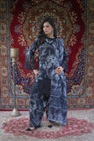 Printed Lawn 3-Piece Suit with Farshi Shalwar & Monar Dupatta - sitarastyle.com