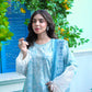 Printed Lawn 3-Piece Suit with Silk Chiffon Dupatta & Flapper Trouser - sitarastyle.com