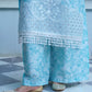 Printed Lawn 3-Piece Suit with Silk Chiffon Dupatta & Flapper Trouser - sitarastyle.com