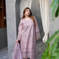 3 Piece Chikankari Lawn Suit with Silk Chiffon Dupatta (46in Kurta)