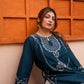 3 Piece Gol Ghera Lawn Suit with Thread Work Embroidery