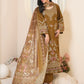 Chikankari Embroidered 3pc Suit with Premium Chiffon Dupatta
