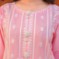 Shimmer Blush Sequence & Thread Embroidered 3-Piece Lawn Suit - sitarastyle.com