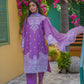 Violet Embroidered 3-Piece Lawn Suit with Daman Patch Work - sitarastyle.com