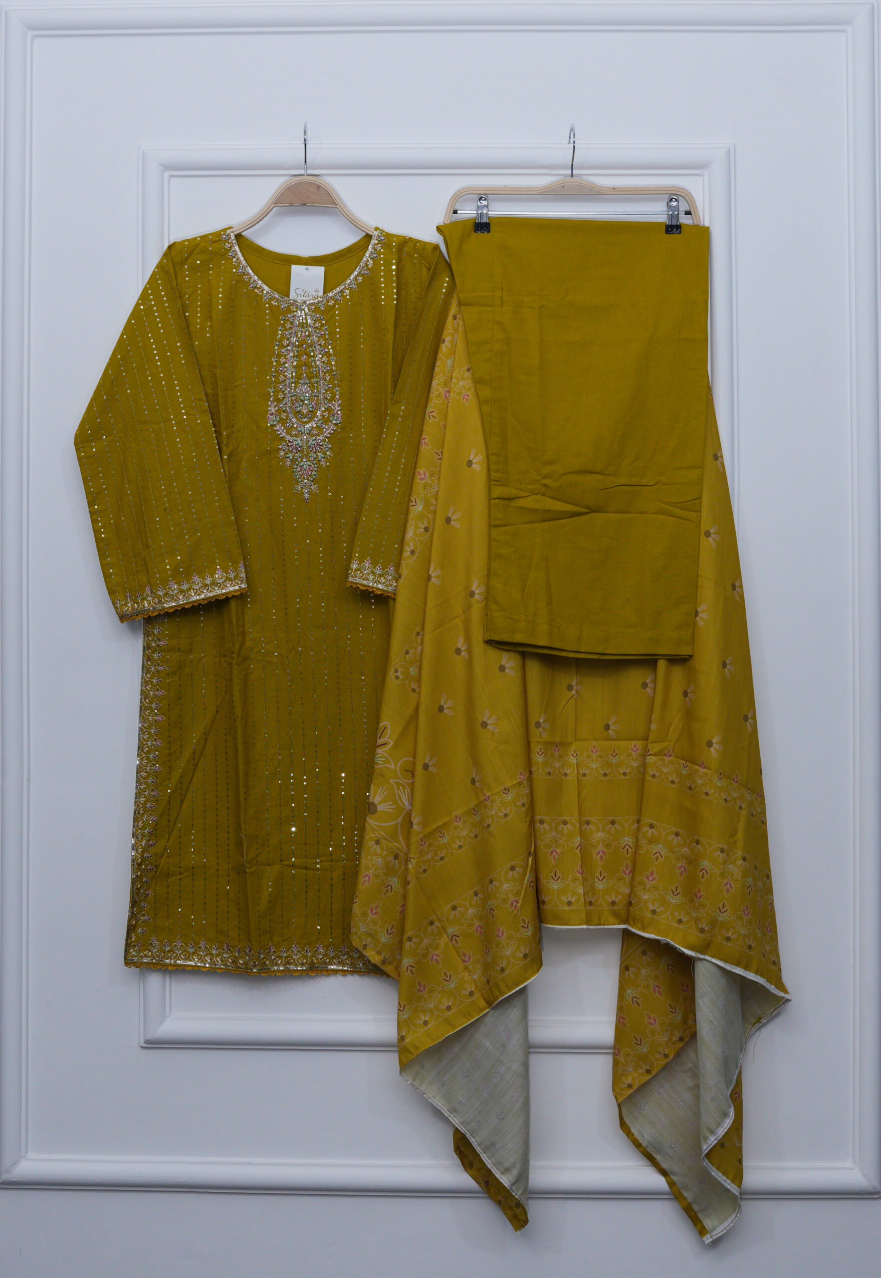 Parrot Green Sequin Shirt