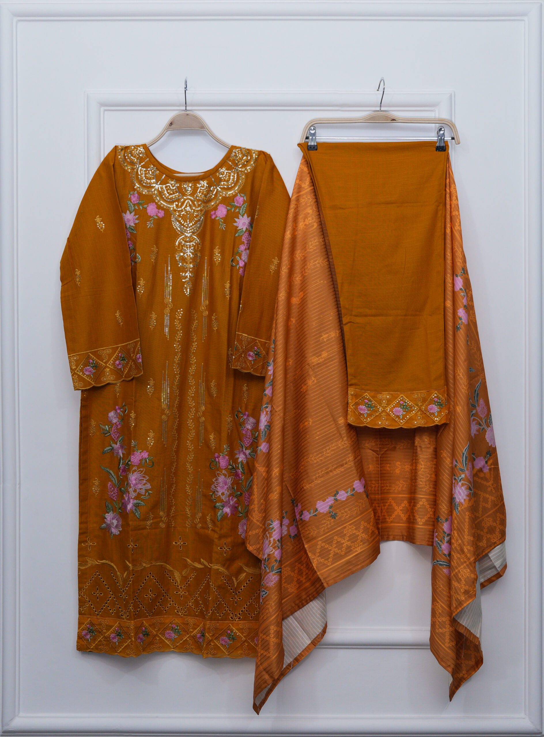 Mustard Sequin Shirt